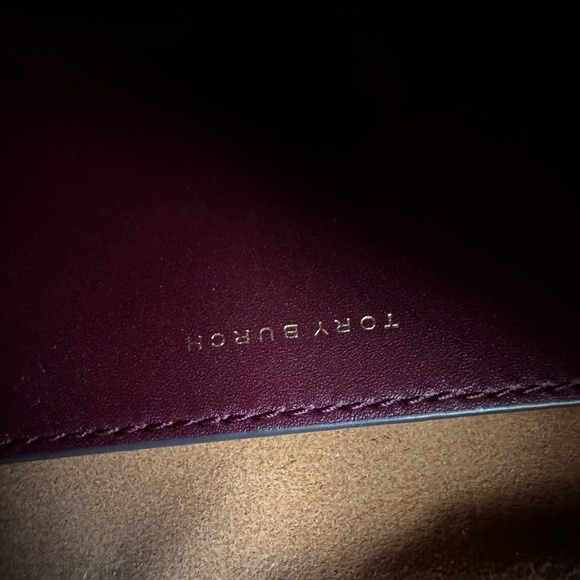 TB Monogram Studded Crescent Bag - Picture 10 of 13